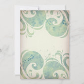 Invitation Baby shower de plage de Sea Turtles (Dos)