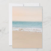Invitation Baby shower de plage neutre pour les hommes (Dos)