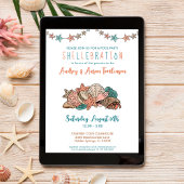 Invitation Baby shower de plage pour les couples