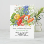 Invitation Baby shower De Plaisir Fraîche (Debout devant)