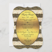 Invitation Baby shower de points de la Princesse Ballerina (Dos)