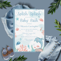 Baby shower de poisson de l'océan Bassin de Splish