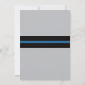 Invitation Baby shower de police (Dos)