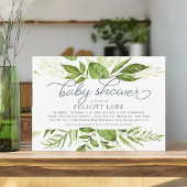 Invitation Baby shower de prairie sauvage