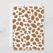 Invitation Baby shower de premier rodéo personnel (Dos)