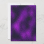 Invitation Baby shower de Prince Purple Gold (Dos)