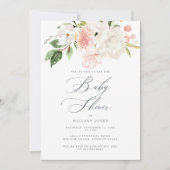 Invitation Baby shower de printemps du jardin flor (Devant)
