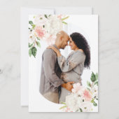 Invitation Baby shower de printemps du jardin flor (Dos)