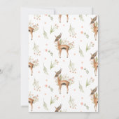 Invitation Baby shower de printemps | Jeu maman ou papa (Dos)