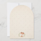 Invitation Baby shower de printemps pour bébé de b (Dos)