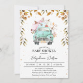 Invitation Baby shower de remplissage de camions Citrouilles (Devant)
