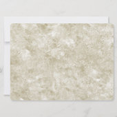 Invitation Baby shower de renard doux (Dos)