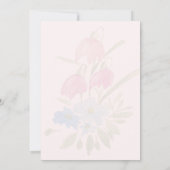 Invitation Baby shower De Ressort Bleu (Dos)