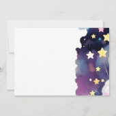 Invitation Baby shower de rêve cosmique (Dos)