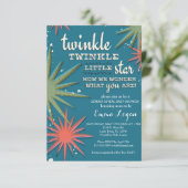 Invitation Baby shower de révélation de genre (Debout devant)