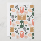 Invitation Baby shower de révélation de genre de la salle d'é (Dos)