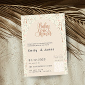 Invitation Baby shower de révélation du genre de f