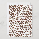 Invitation Baby shower de rodéo (Dos)