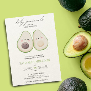 Invitation Baby shower de Saint-Guacamole Avocado