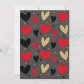 Invitation Baby shower de Saint-Valentin Bébé (Dos)