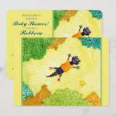 Invitation Baby shower de Salamander (Devant / Derrière)