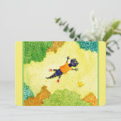 Invitation Baby shower de Salamander (Debout devant)