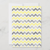 Invitation baby shower de saupoudrage en argent ja (Dos)