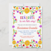 Invitation Baby shower de Senorita Fiesta (Devant)