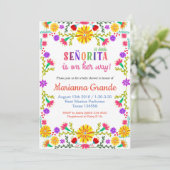 Invitation Baby shower de Senorita Fiesta (Debout devant)