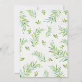 Invitation Baby shower de singe Jungle Baby Boy (Dos)