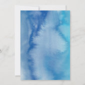 Invitation Baby shower de sirène (Dos)