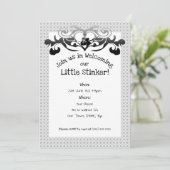 Invitation Baby shower de Skunk Little Stinker (Debout devant)