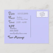 Invitation Baby shower de Snowman (Dos)