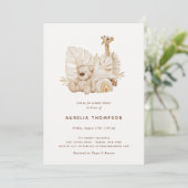 Invitation Baby shower de soins infirmiers Boho (Debout devant)
