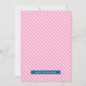 Invitation Baby shower de souris doux (Dos)