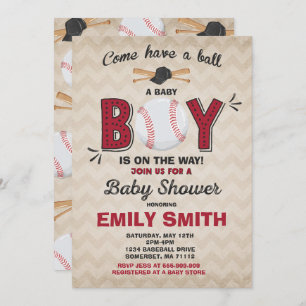 Invitation Baby shower de sport d'invitation de baby shower