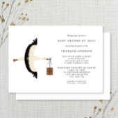 Invitation Baby shower de stockage et de colis par courrier I