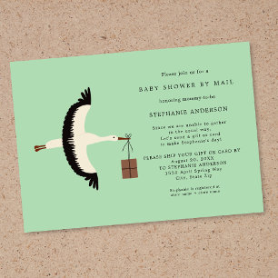 Invitation Baby shower de stockage et de colis par courrier I