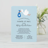 Invitation Baby shower de stockage par courrier (Debout devant)