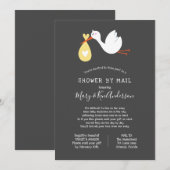 Invitation Baby shower de stockage par courrier (Devant / Derrière)