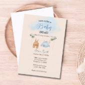 Invitation Baby shower de style vintage