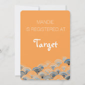 Invitation Baby shower de surfer Boy (Dos)