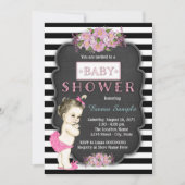Invitation Baby shower de tableau (Devant)