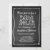 Invitation baby shower de tableau de bord (Devant)