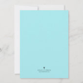 Invitation Baby shower de tableau de bord / Garçon (Dos)