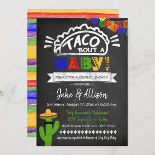 Invitation Baby shower de Taco pour les couples