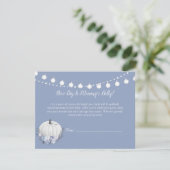 Invitation Baby shower de taille du ventre de maman Citrouill (Debout devant)