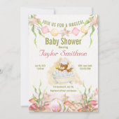 Invitation Baby shower de temps de douche (Devant)