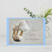 Invitation Baby shower de terrain de jeu de champi (Debout devant)