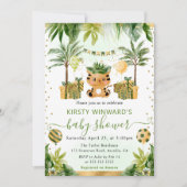 Invitation Baby shower de tigre de la Jungle (Devant)